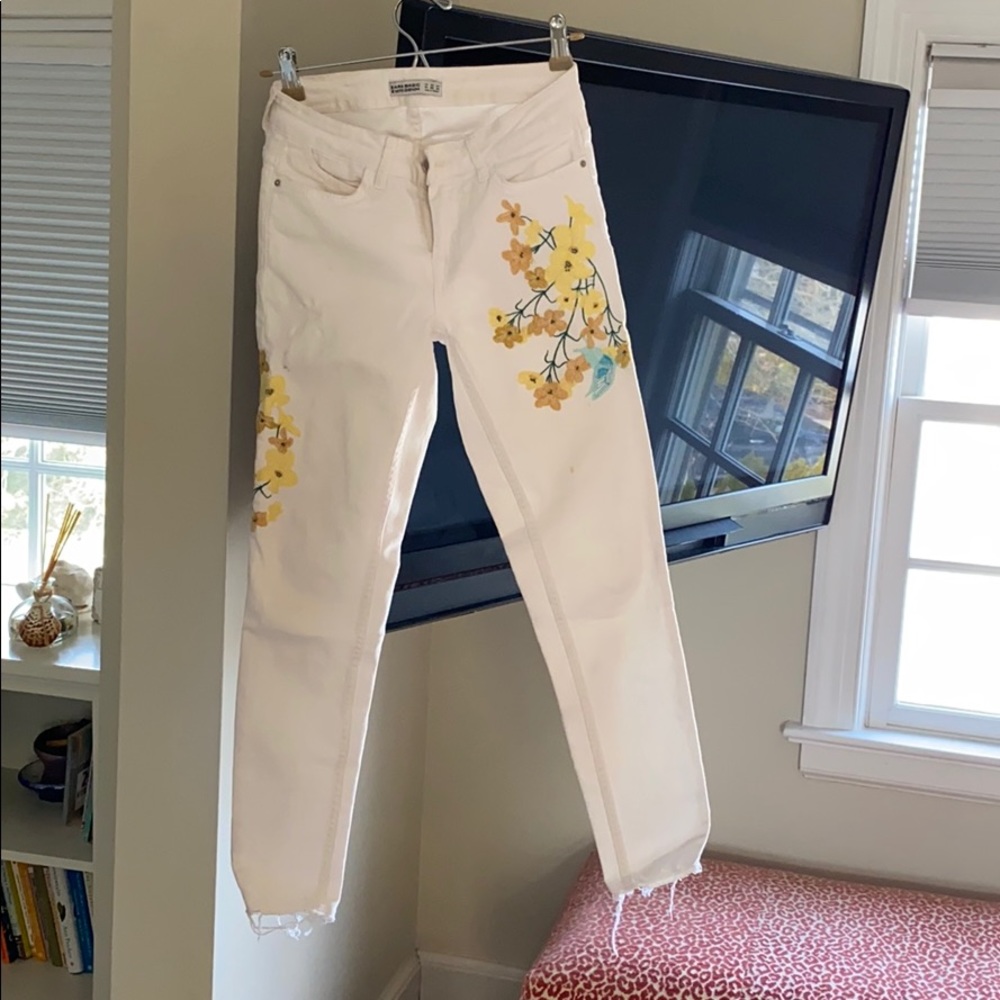 Zara white jeans